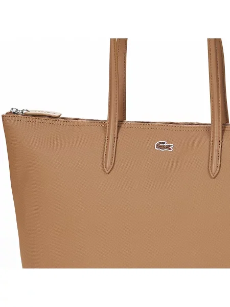 Shopper kabelka Lacoste béžová
