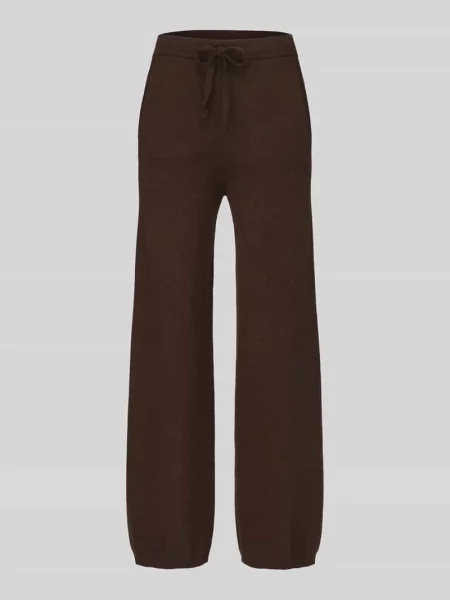 Spodnie o kroju regular fit o szerokości z czystego kaszmiru Jake*s Casual