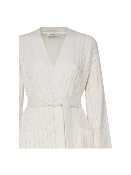 Kardigan Max Mara z kaszmiru beżowy