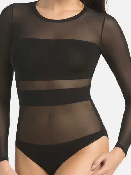 TEYLI Tricou body negru