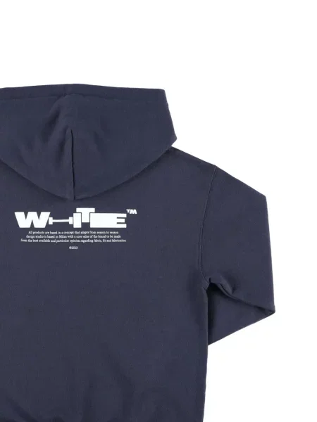 Bluza z kapturem dziecięca Off-white biała