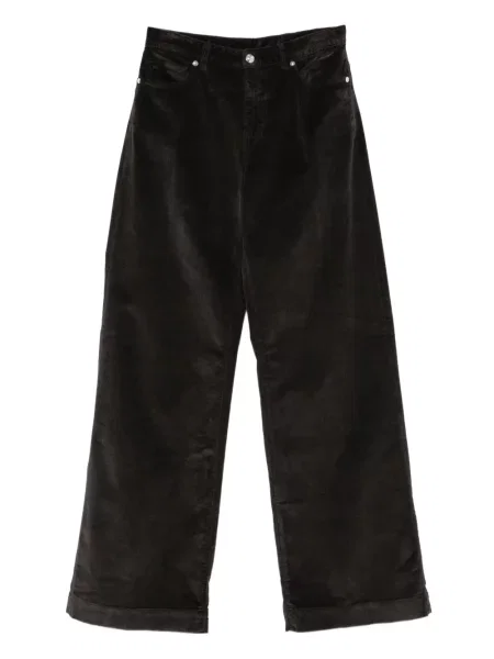 Pantaloni Nine In The Morning de catifea cord maro