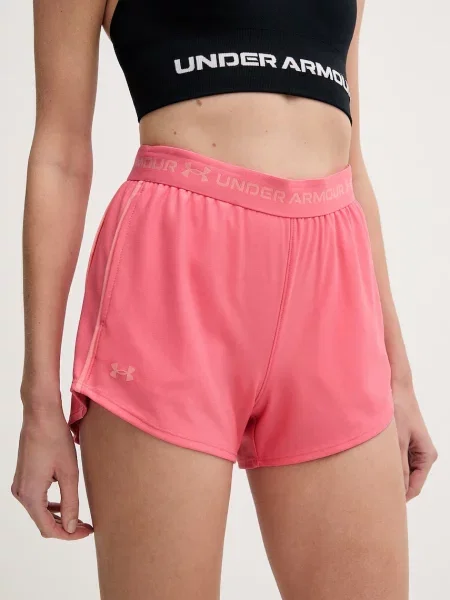 Under Armour sportovní šortky Tech Play růžové
