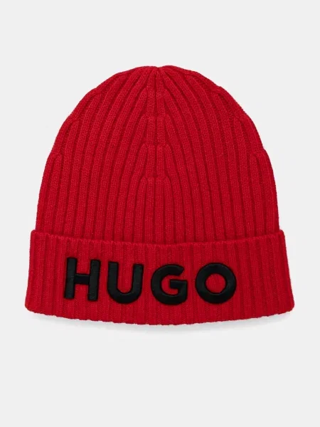 HUGO Шапка червен
