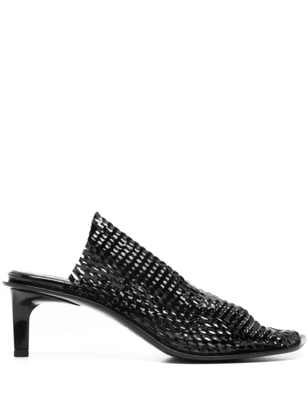 Papuci tip mules Kenzo plasă negru