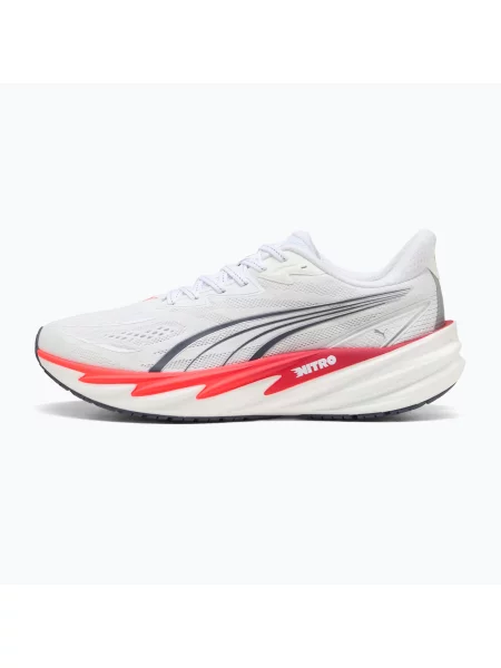 Мъжки обувки за бягане Puma Velocity Nitro 5 puma white/ultra red бяло