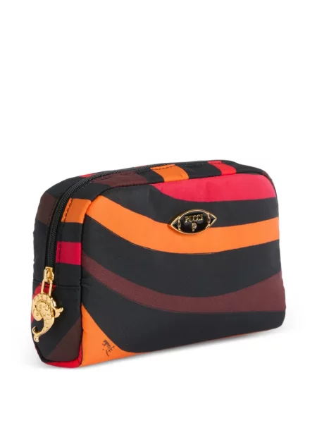 Pungă cosmetică Pucci cu imagine negru