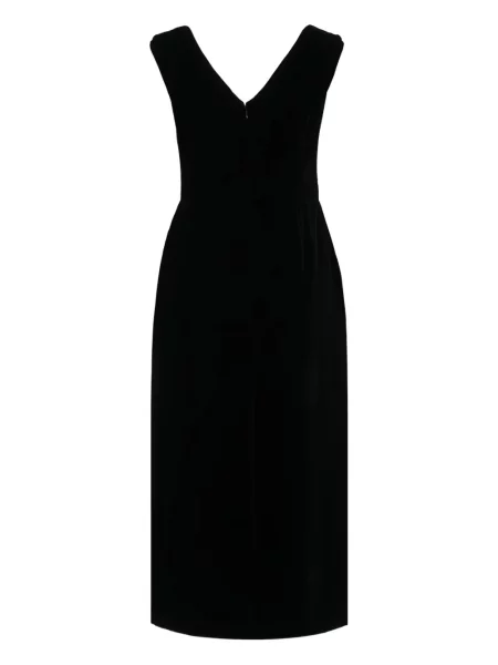 Rochie Prada cu broderie de catifea de costum negru