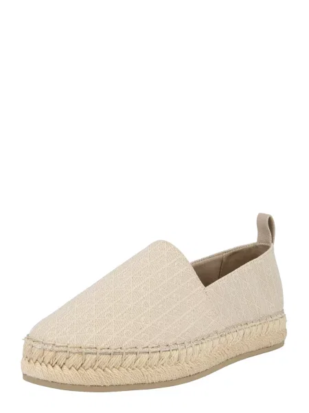 Calvin Klein Espadrile Tessa pielii bej