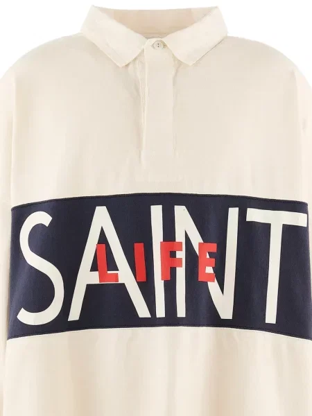 Дълго поло тениска Saint Mxxxxxx с принт