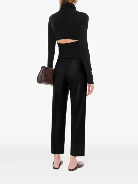 Sweter Alberta Ferretti wełniany czarny