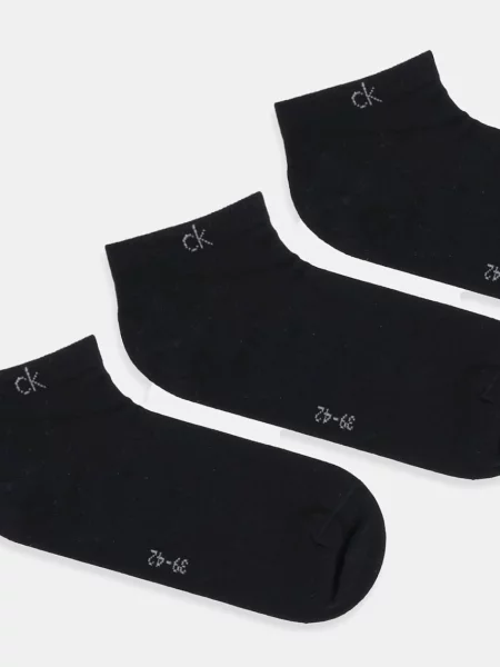 Calvin Klein Krátke ponožky čierna
