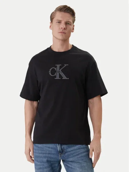 Calvin Klein Jeans Tricou gri negru