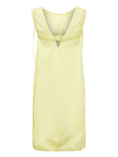 Rochie midi Sportmax fără mâneci până la genunchi de costum galben
