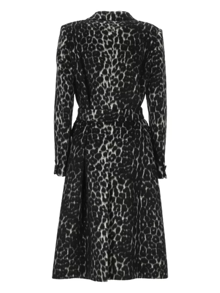 Palton Tagliatore cu imagine cu model leopard negru