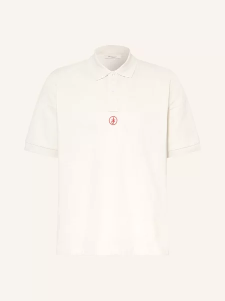 Jw Anderson Koszulka Polo Z Piki weiss