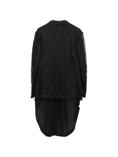Sacou Comme Des Garçons din dantelă negru