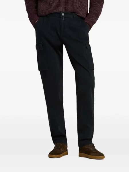 Pantaloni cargo Kiton conici albastru