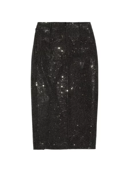 Fustă Roland Mouret cu volane negru