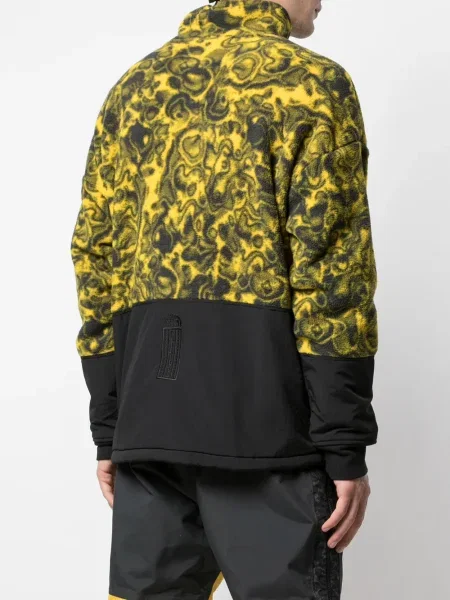 Geacă The North Face din fleece galben
