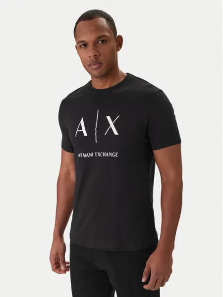 Majica Armani Exchange kratki rukavi crna