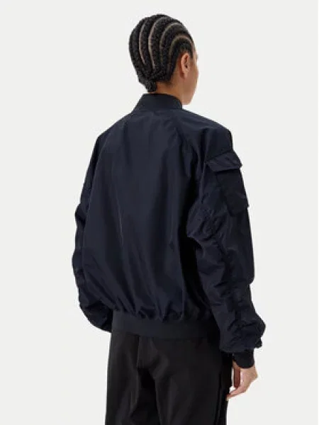 Save The Duck Bunda bomber Tmavomodrá Oversize