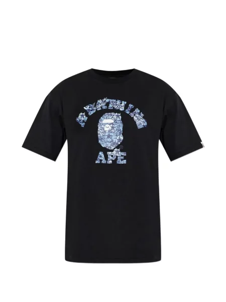 Tricou A Bathing Ape® cu imagine negru