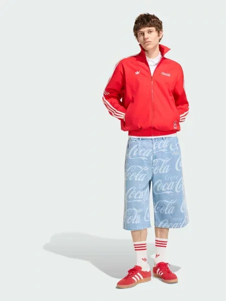 Джинсовые шорты Adidas синие