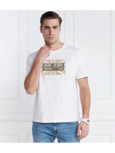 Pepe Jeans London Tricou credick alb