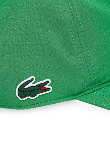 Șapcă Lacoste cu autograf verde