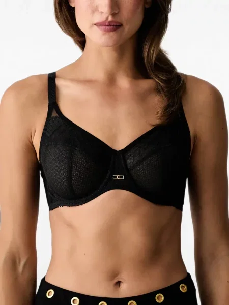 Sutien Chantelle din dantelă negru