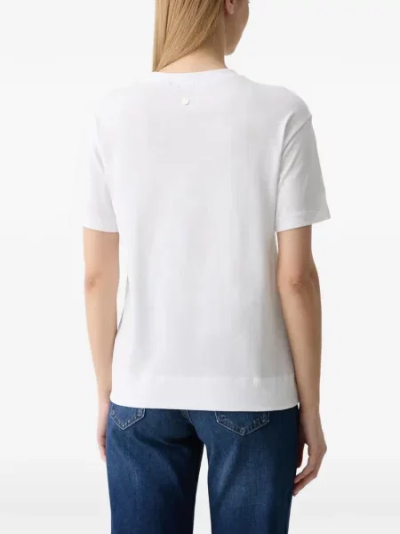 Tricou Joop! cu model floral cu imagine alb