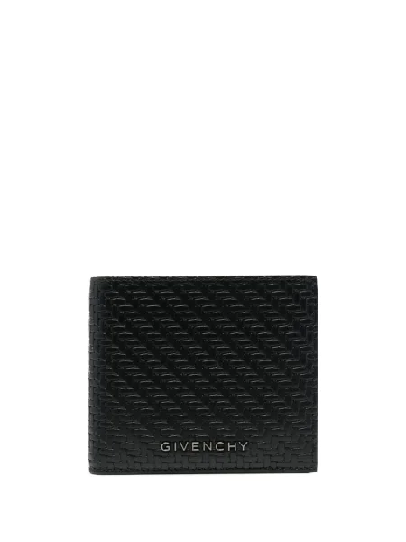 Kožni novčanik Givenchy crna