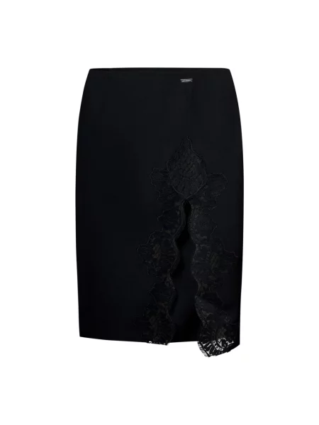 Spódnica Dsquared2 wełniana czarna