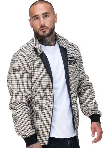 Бомбер Lonsdale бежевый