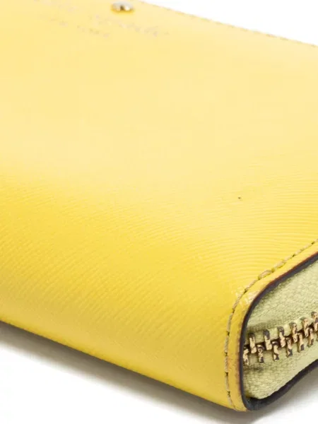 Portofel Kate Spade cu autograf galben