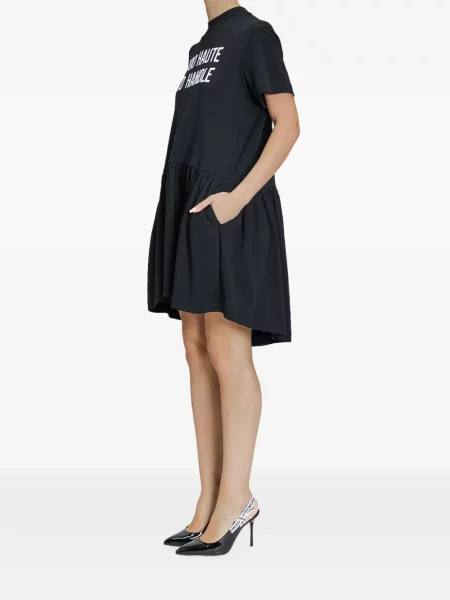 Rochie mini Moschino cu volane negru