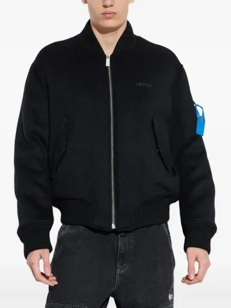 Geacă bomber Off-white alb