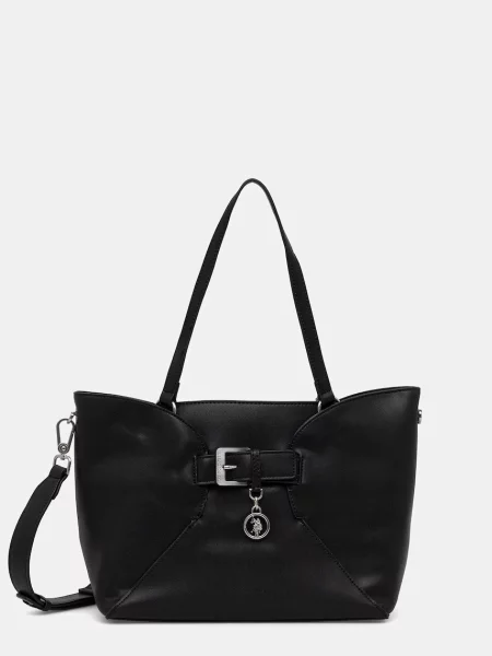 Чанта U.S. Polo Assn. Camden S. черно