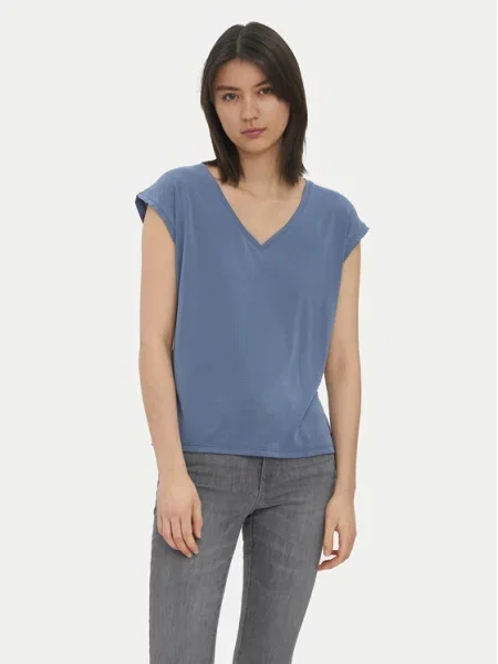 Vero Moda Футболка Filli Голубий Regular Fit