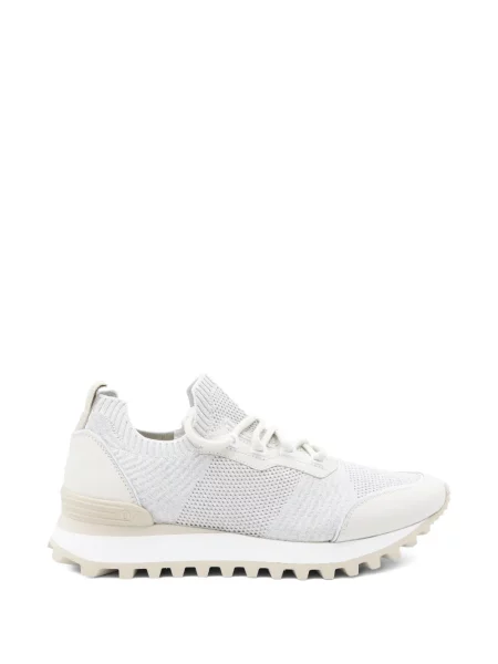 Sneakerși Eleventy cu șireturi din dantelă