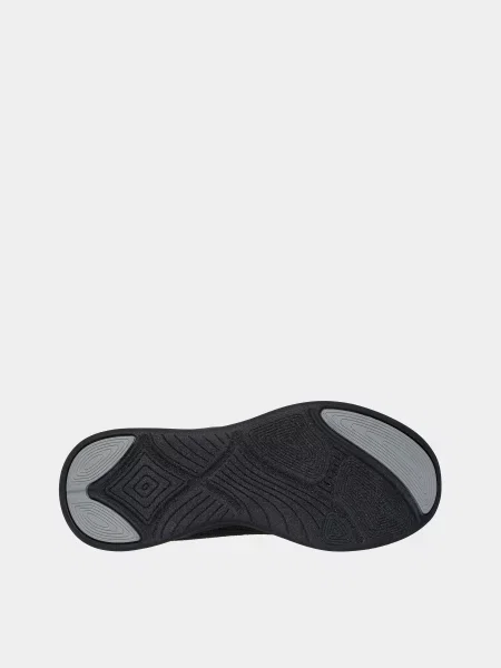 Кожаные повседневные кроссовки Skechers черные