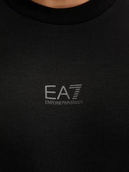 Emporio Armani bluza z nadrukiem czarny