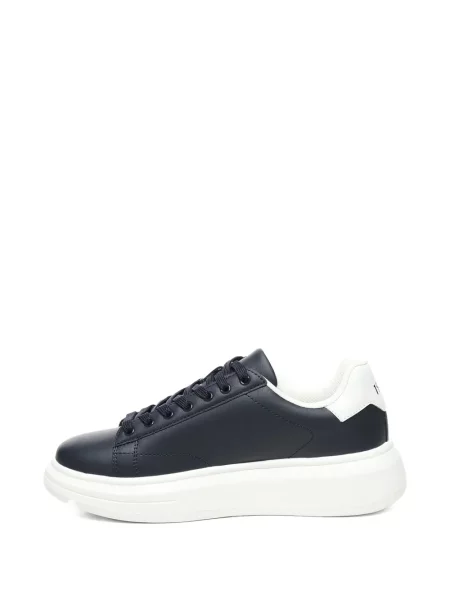 Sneakers Liu Jo με κορδόνια με πλατφόρμα με δαντέλα μπλε