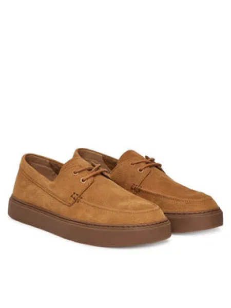 Calvin Klein Polobotky Hybrid Lace Up Boat Nu hnědá