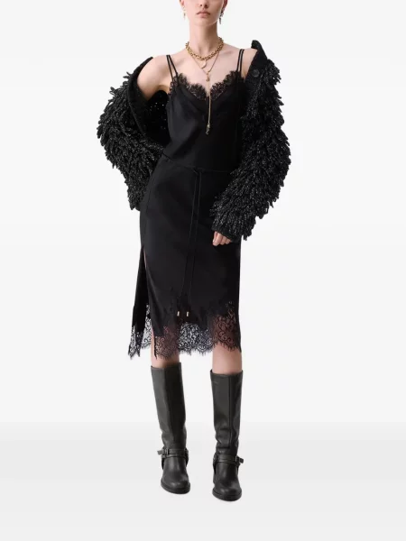 Rochie midi Liu Jo din satin negru