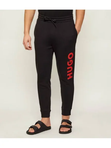 HUGO Pantaloni de trening Dutschi negru