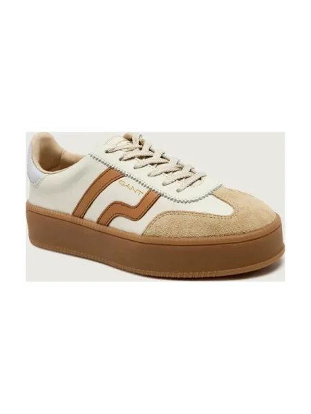 Gant Teniși din piele Cuzmani | piele întoarsă bej