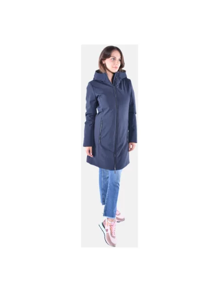 Kurtka puchowa Woolrich niebieska