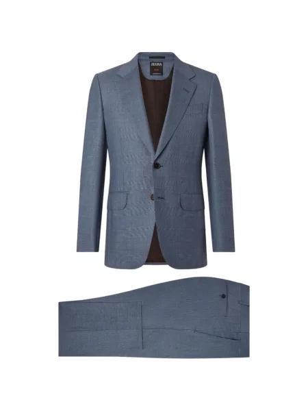 Costum Zegna de lână albastru